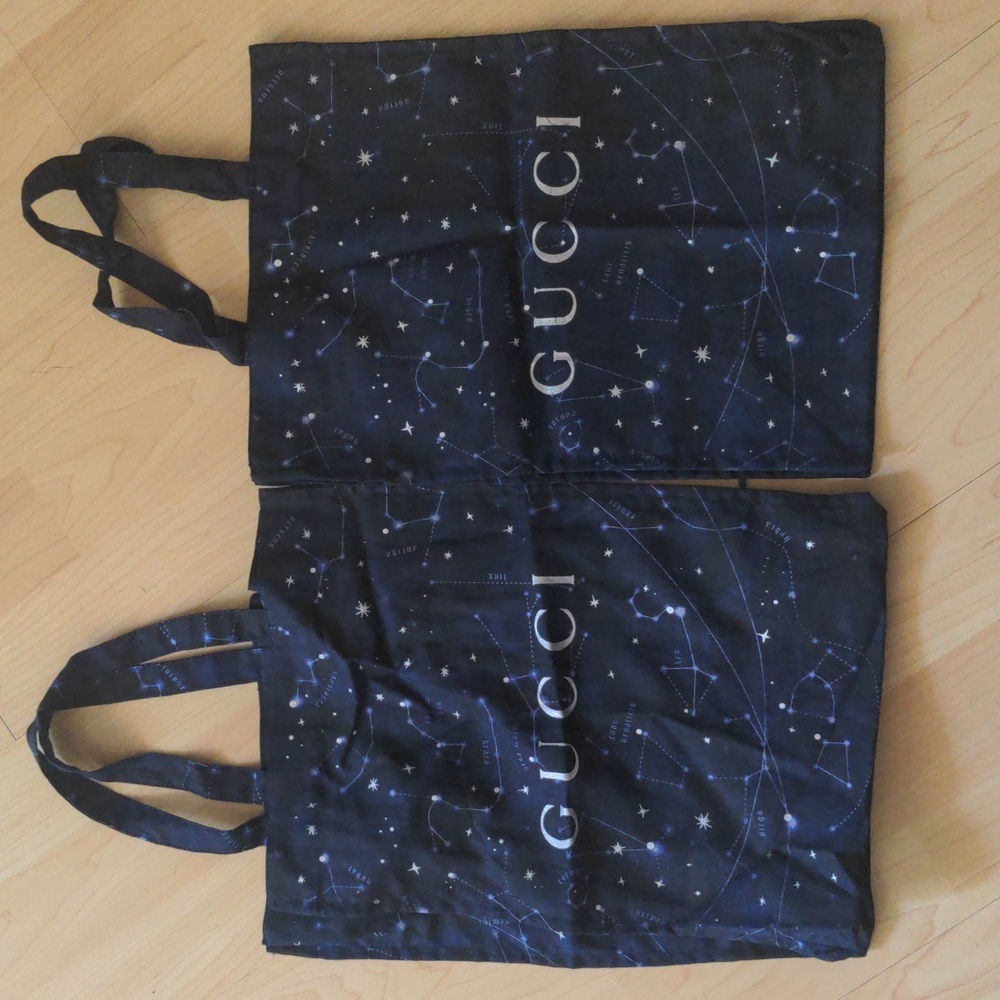 2 Gucci Fabric Tote bags Constellation